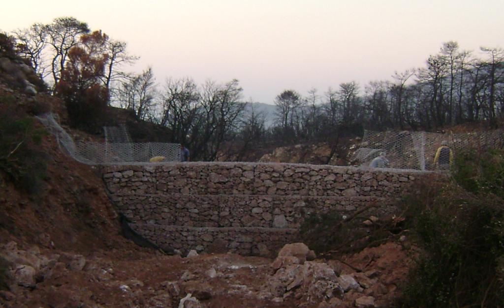 4.  Flood– Control Works at Sesi, Grammatiko in Attica